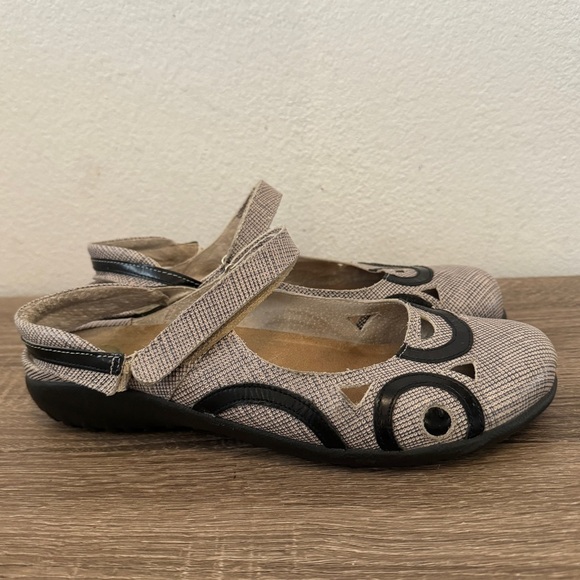 Naot Rongo Mary Jane Slingback Flats, Size 41 (10-10.5) - Picture 1 of 8